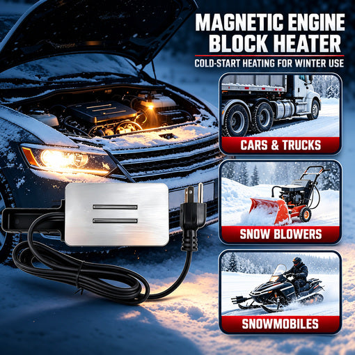 200W 120V Magnetic Engine Block Heater for Car Truck Tractor