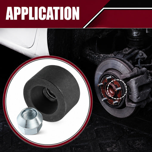 Universal Wheel Stud Installer Tool with 3/4-Inch Hex Wheel Lug Nuts