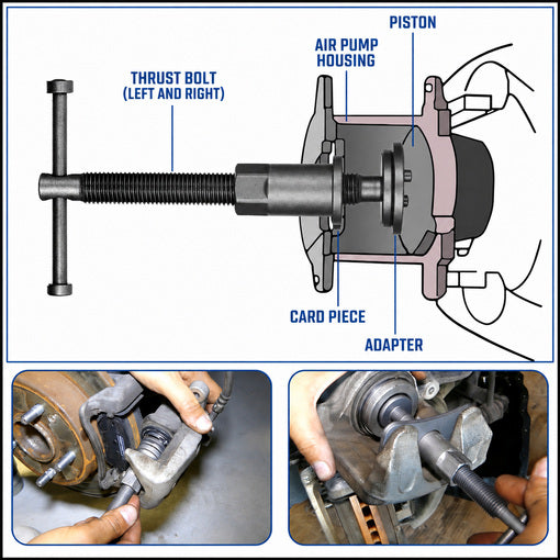 26-Piece Brake Caliper Compression Tool and Drum Brake Tool Set