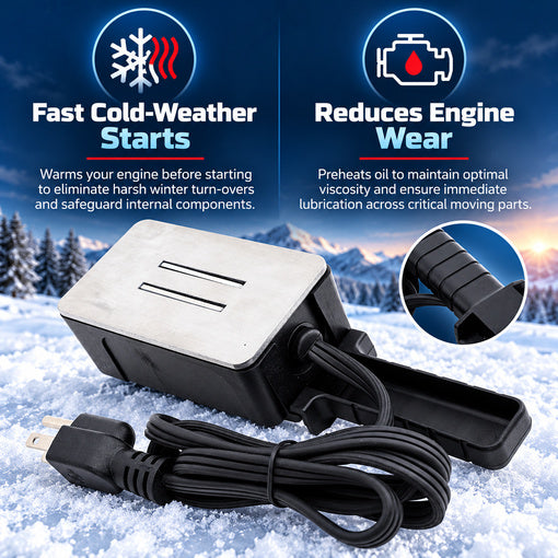 200W Magnetic Engine Block Heater for Car Truck Tractor