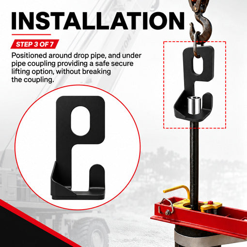 Heavy-Duty Well Pump Pipe Elevator Puller Tool