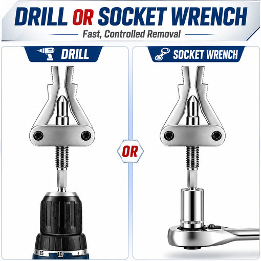 2-Pack Broken Pipe Thread Extractor Tool