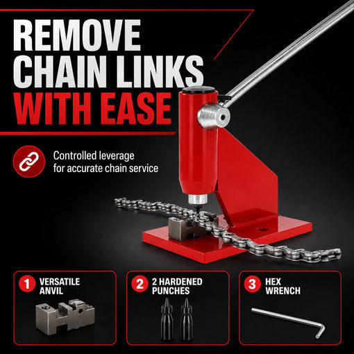 Chainsaw Chain Breaker and Rivet Tool Kit