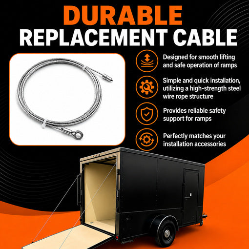 7FT Wide Cargo Trailer Ramp Door Spring Kit