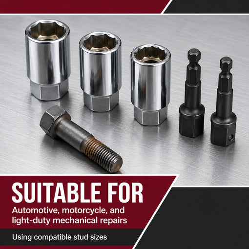 4-Piece Metric Stud Remover and Installer Set