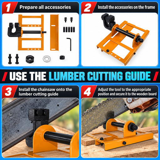 Portable Chainsaw Vertical Wood Cutting Tool