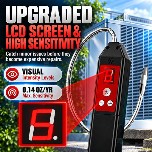 Refrigerant Leak Detector with UV & LED Light for HVAC