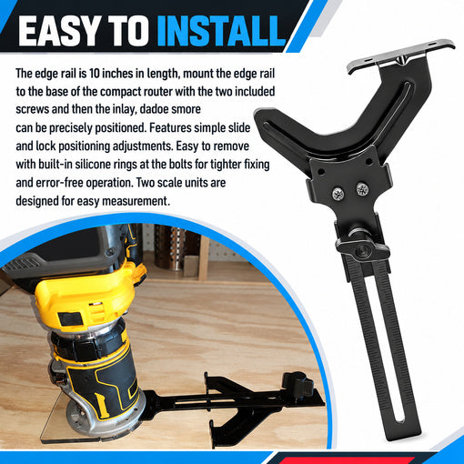 Router Edge Guide for Fixed Base Compact Router