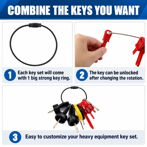Universal Snow Blower and Lawn Mower Keys Set