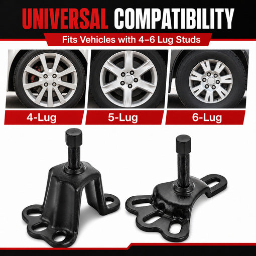 Universal Front & Rear Wheel Hub Puller Set