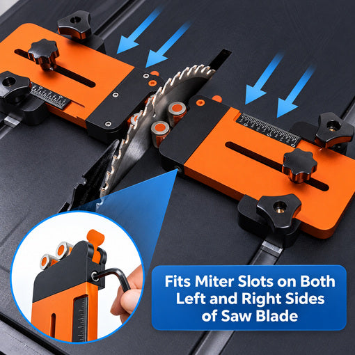 2-in-1 Thin Rip Jig and Feather Boards for Table Saw Jig Guide