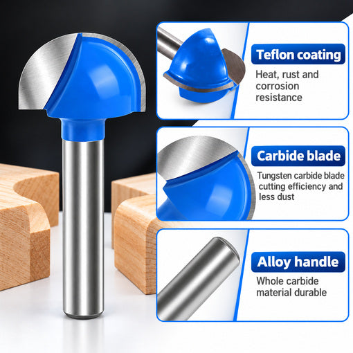 8PCS Core Box Router Bit Set