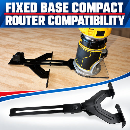 Quick Router Edge Guide for Fixed Base Compact Router