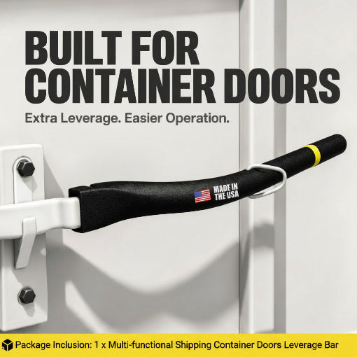 Multi-functional Shipping Container Doors Leverage Bar