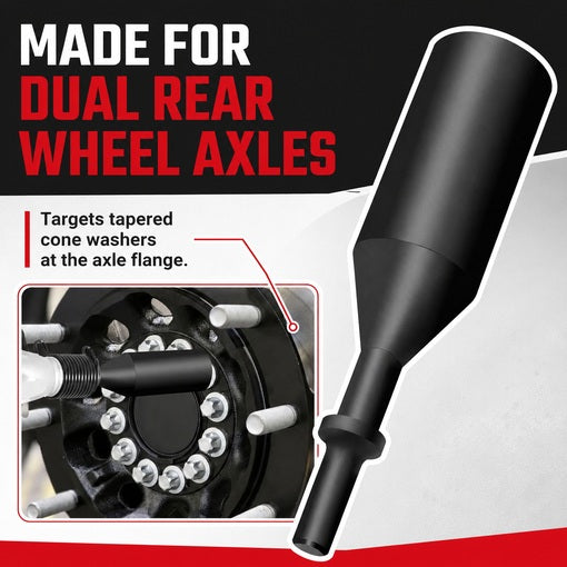 Cone Washer Removal Adapter Tool For Dual Rear Wheel Axles