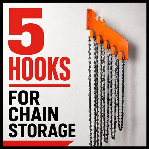 Bolt-On Chainsaw Chain Hanger