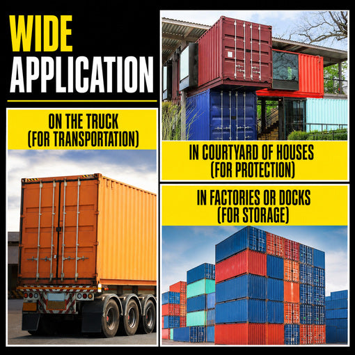 Heavy-Duty Bolt-On Shipping Container Lock Box