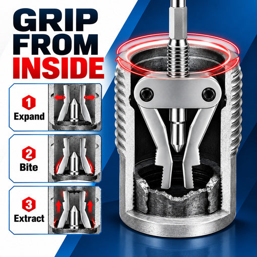 2-Pack Broken Pipe Thread Extractor Tool