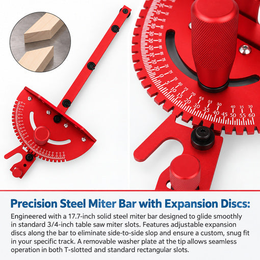 Precision Table Saw Miter Gauge