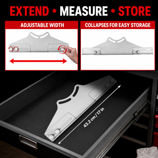 Wheel Toe Alignment Tool Kit with Digital Angle Finder