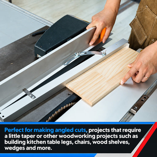 Table Saw Tapering Jig for Angle Cutting