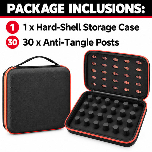Anti-Tangle Chainsaw Chain Storage Case
