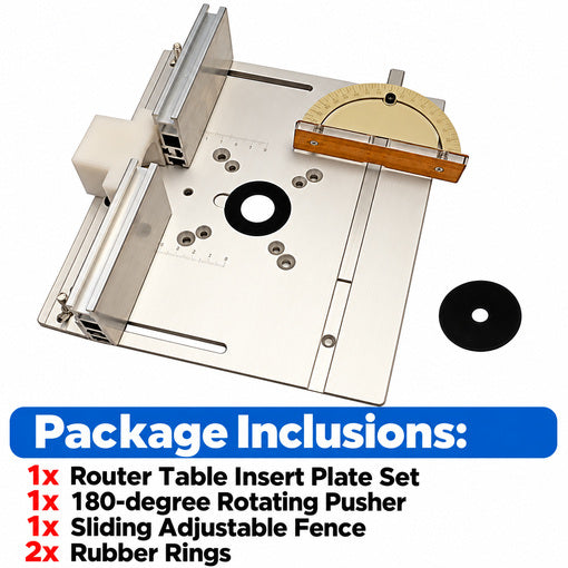 Router Table Insert Plate Set
