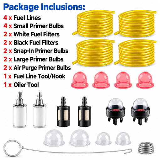 Fuel Line Kit Primer Bulb For Small Engine Chainsaw Blower