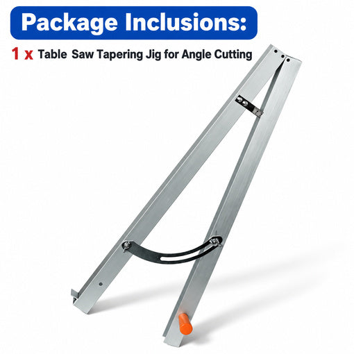 Table Saw Tapering Jig for Angle Cutting