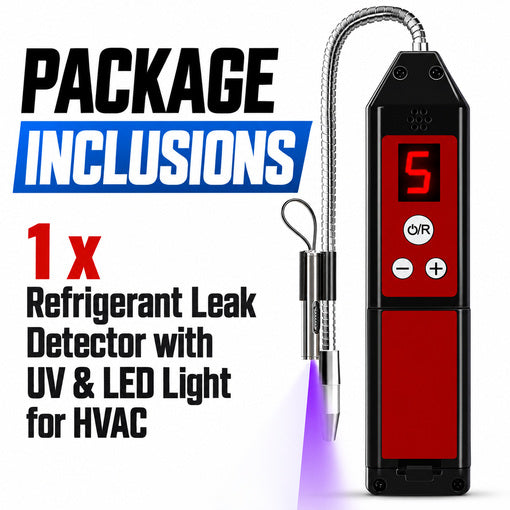 Refrigerant Leak Detector with UV & LED Light for HVAC
