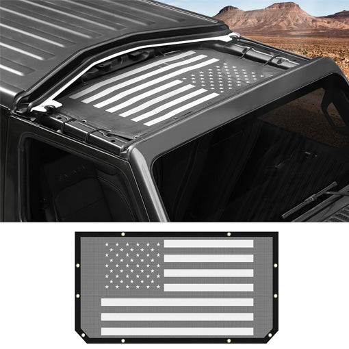 Front and Rear Mesh Sunshade