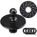 Gooseneck Ball to 5th Wheel Adapter with Lube Plate