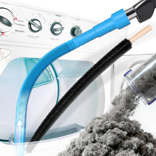 Flexible Dryer Lint Vacuum Attachment