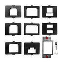 Complete Door Hinge Installation Template Kit