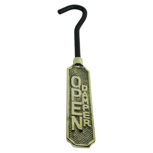 Fireplace Damper Open/Closed Sign