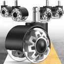 Smooth Quiet Rolling Office Chair Dual Caster Wheels