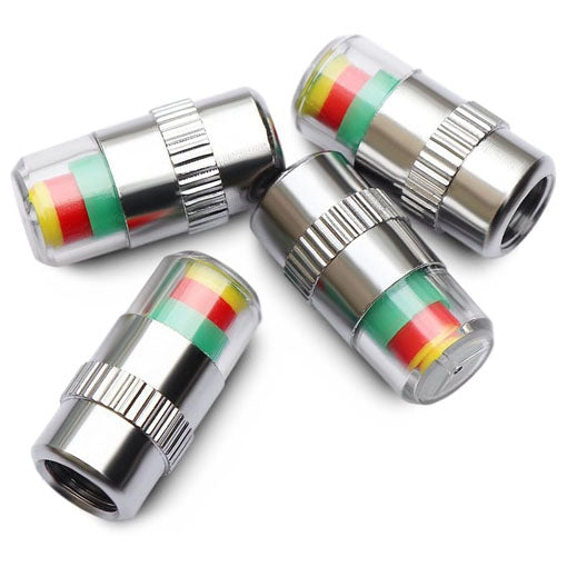 32-35 PSI Easy-to-Read Car Tire Pressure Indicator Caps