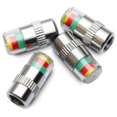 32-35 PSI Easy-to-Read Car Tire Pressure Indicator Caps