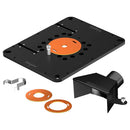Router Table Insert Plate with Dust Collection Hood