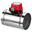 Motorized HVAC Duct Volume Backdraft Damper