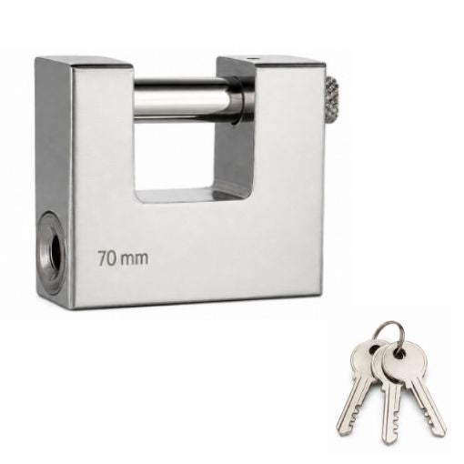 Heavy-Duty Shipping Container D-Shaped Padlock