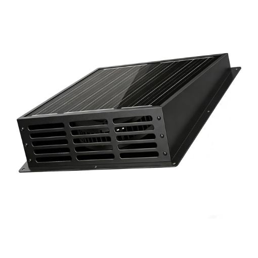 Solar-Powered Exhaust Fan with 12V Monocrystalline Panel