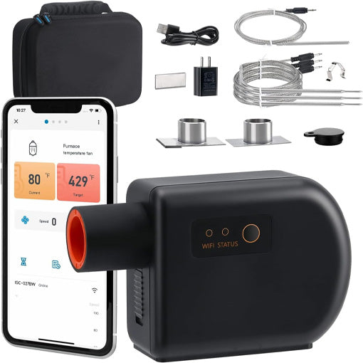Wi-Fi & Bluetooth BBQ Smoker Temperature Controller