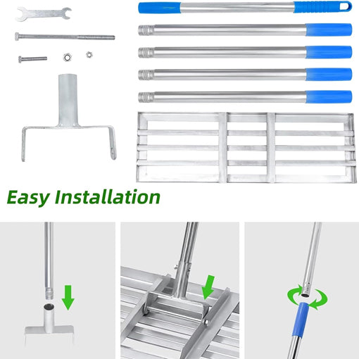 Adjustable Lawn Leveling Rake