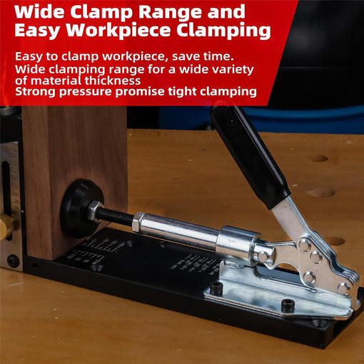 Pocket Hole Jig Kit with Quick Clamp and Dust Collection
