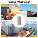 4-Pack Shipping Container Metal Air Vents