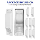 10-Pack Shipping Container Air Vents