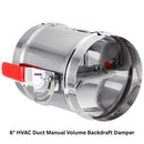 HVAC Duct Manual Volume Backdraft Damper