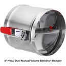 HVAC Duct Manual Volume Backdraft Damper
