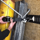 Bolt-on Auto Retractable Ratchet Straps